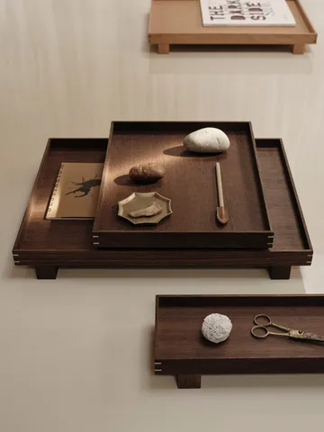 Bon träbricka X small - Smoked oak - Ferm Living