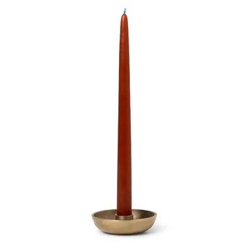 Bowl ljusstake Ø10 cm - Mässing - Ferm Living
