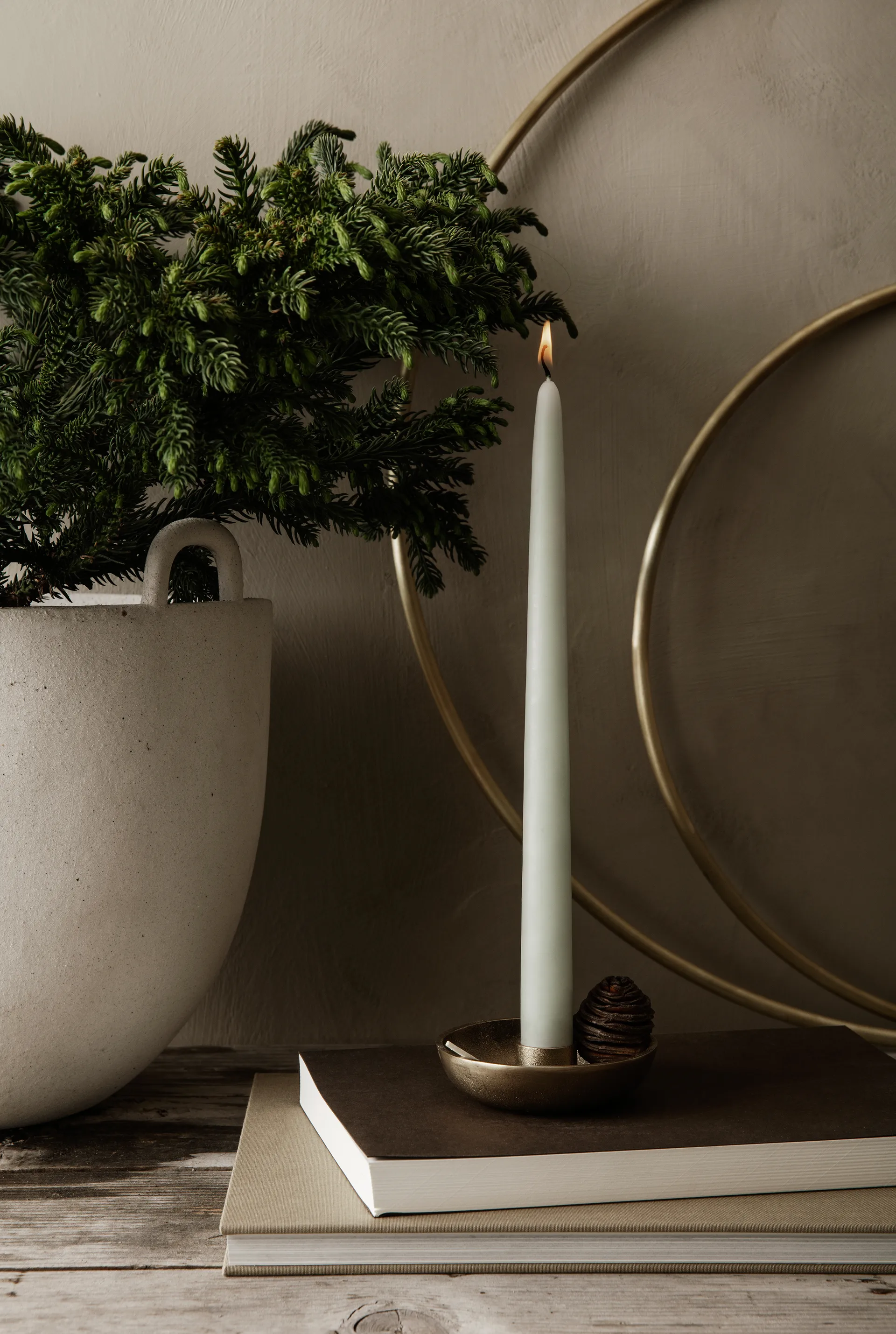 Bowl ljusstake Ø10 cm, Mässing Ferm Living