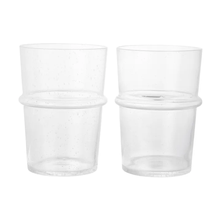 Boya dricksglas högt 45 cl 2-pack - Clear - Ferm Living