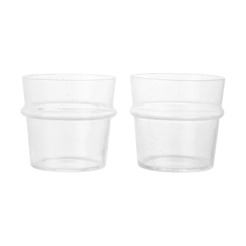 Boya dricksglas lågt 30 cl 2-pack - Clear - Ferm Living