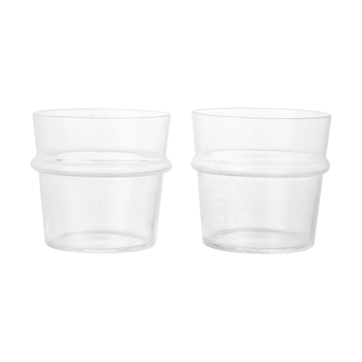 Boya dricksglas lågt 30 cl 2-pack - Clear - Ferm Living