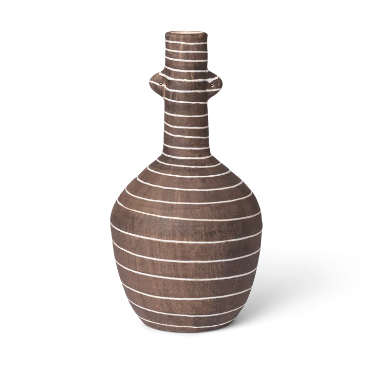 Brura vas 32 cm - Coffee-white - Ferm Living