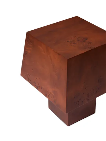 Burl bordslampa 33 cm - Dark stained burl - Ferm Living