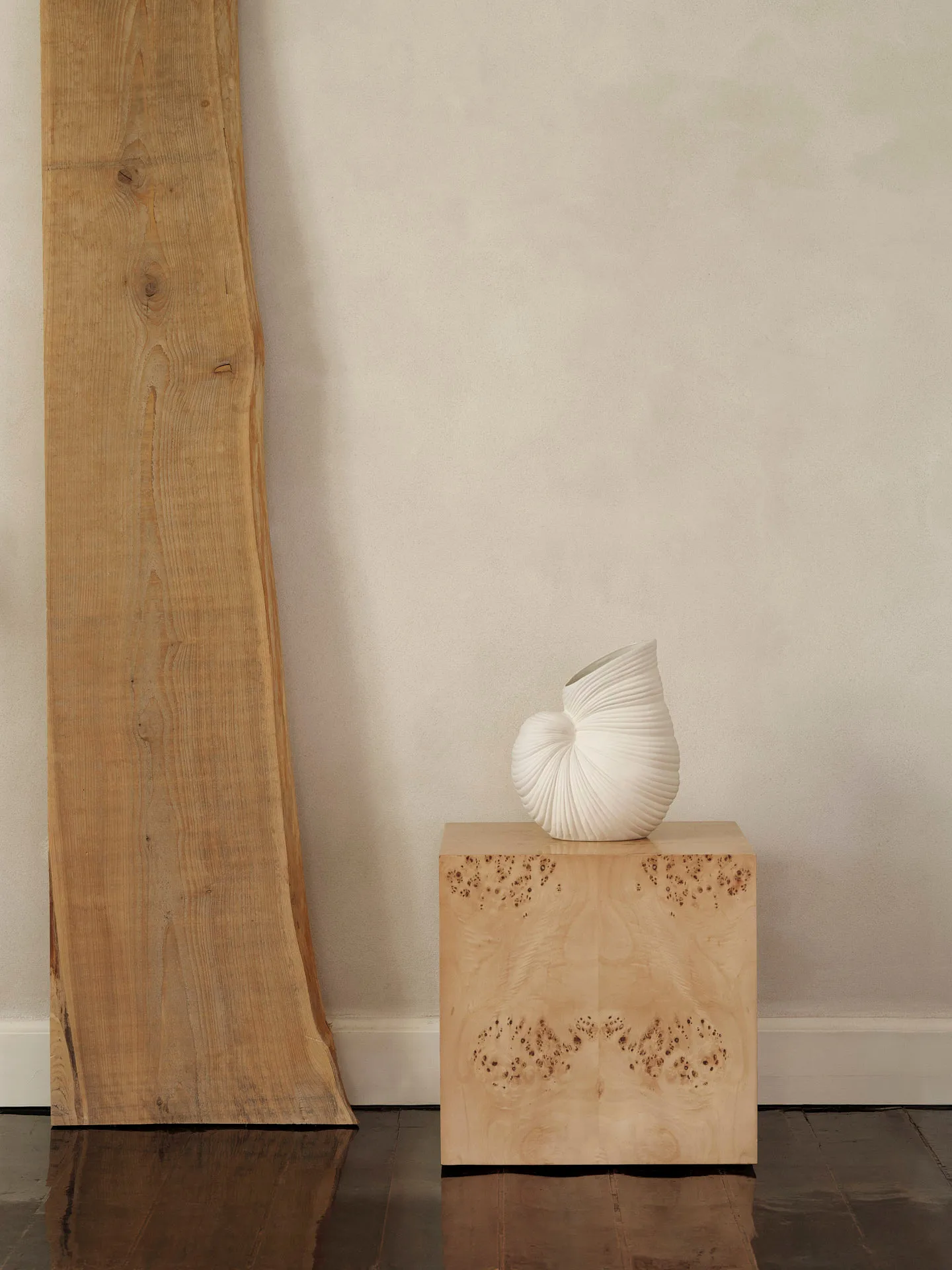Burl Cube sidobord 40x40 cm, Natural Ferm Living