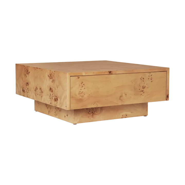 Burl storage soffbord 70x70 cm - Natural - Ferm Living