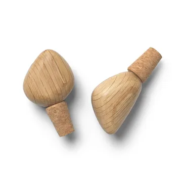 Cairn vinförslutare 2-pack - Oak - Ferm Living