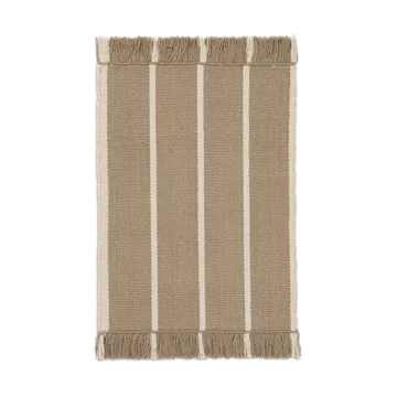 Calm kelim dörrmatta - Dark Sand, Off-white, 50x70 cm - Ferm Living