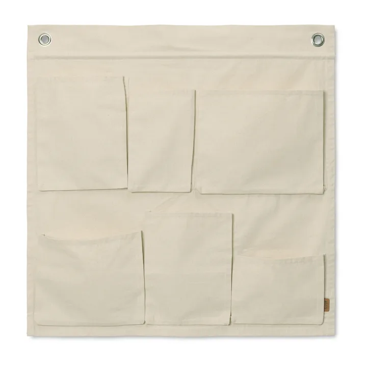 Canvas wall pockets väggförvaring - 70x70 cm - Ferm Living