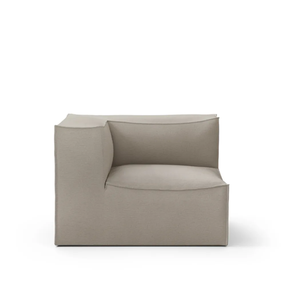 Catena modulsoffa, tyg cotton linen natural, connect corner 200 Ferm Living