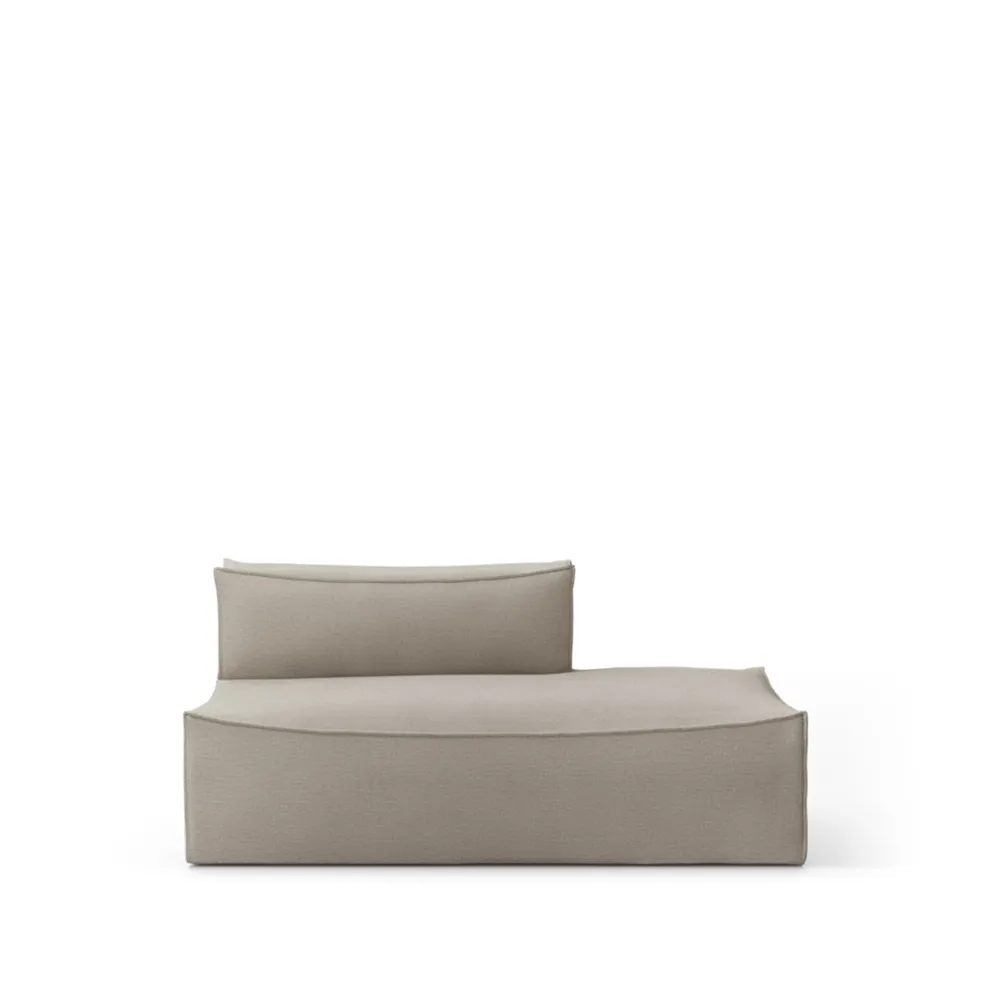 Catena modulsoffa, tyg cotton linen natural, open end r 301 Ferm Living