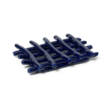 Ceramic tvålfat 10x14,5 cm - Blue - Ferm Living