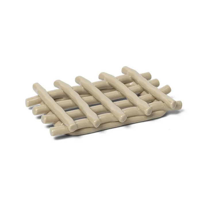 Ceramic tvålfat 10x14,5 cm - Cashmere - Ferm Living