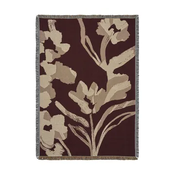 Cilla pläd - Dark pecan, 120x170 cm - Ferm Living