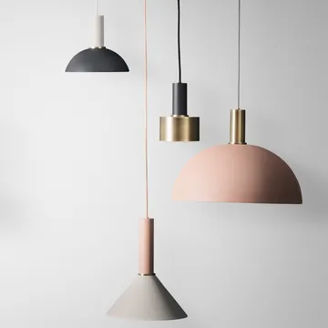 Collect Lampskärm - black, cone - Ferm Living