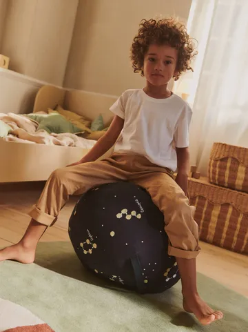Constellation sittpuff - Dark blue, Ø50 cm - Ferm Living