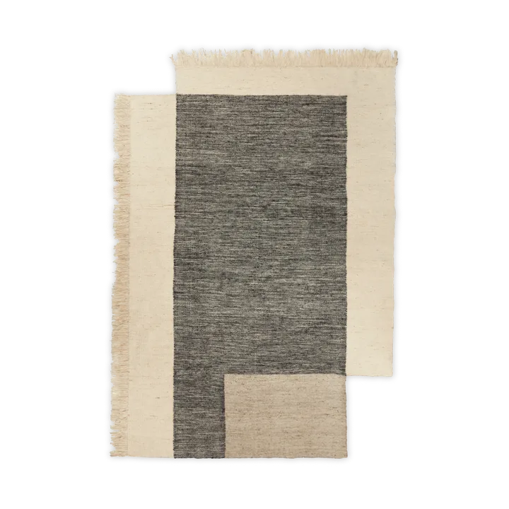 Counter ullmatta - Charcoal-Off-white, 200x300 cm - Ferm Living