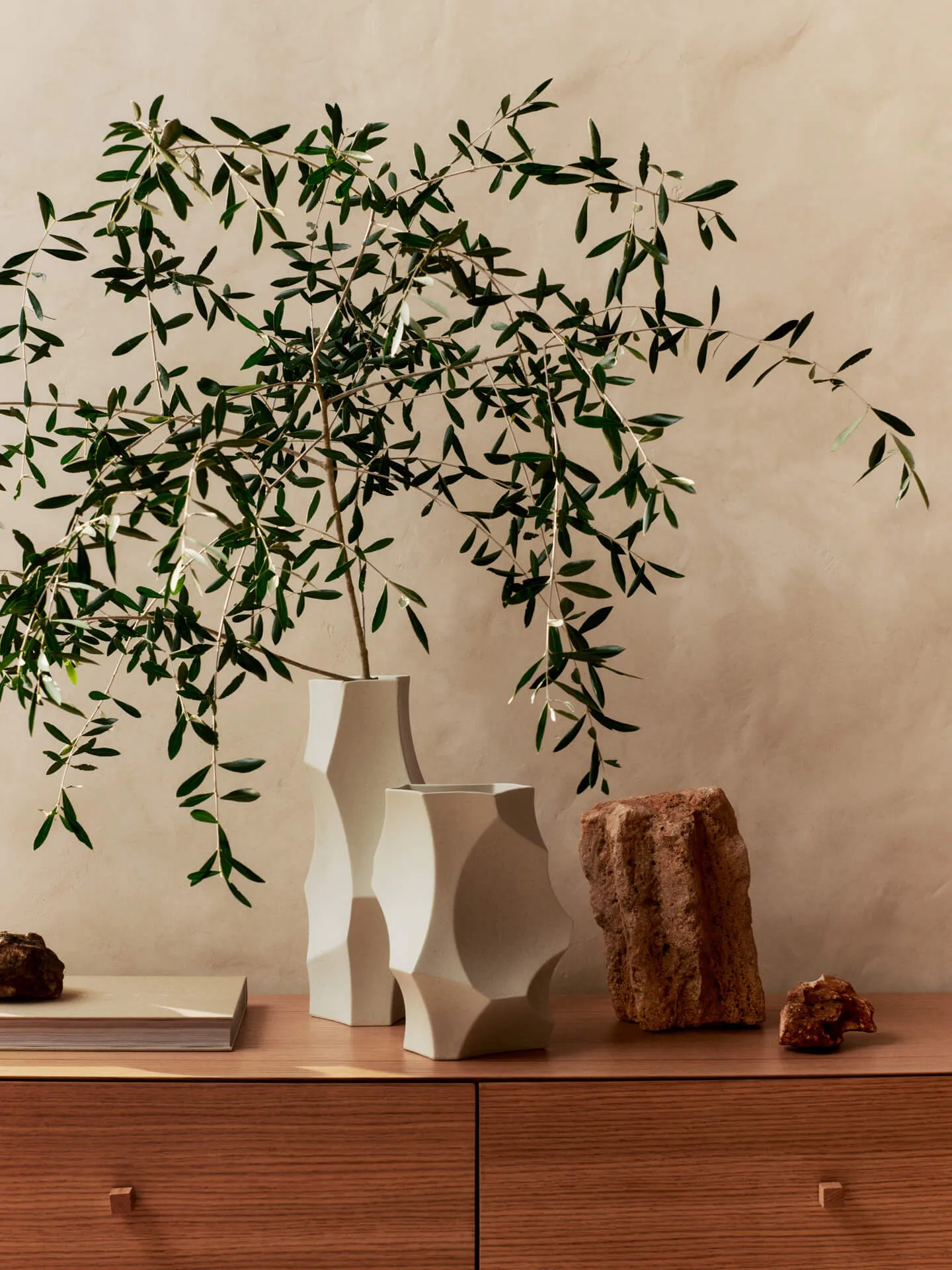 Cueva vas 37 cm, Off-white Ferm Living