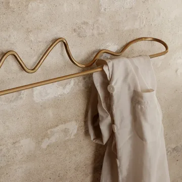 Curvature handdukshängare - Mässing - Ferm Living