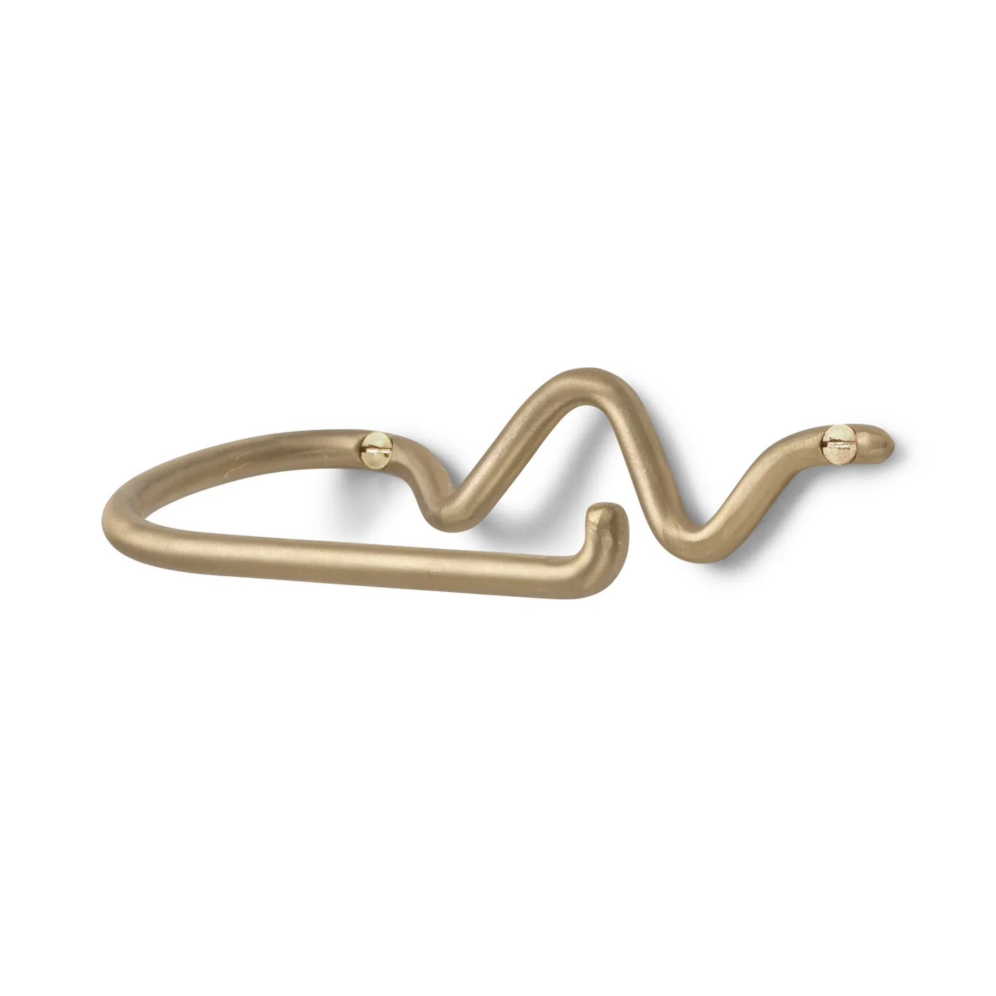 Curvature toalettpappershållare, Mässing Ferm Living