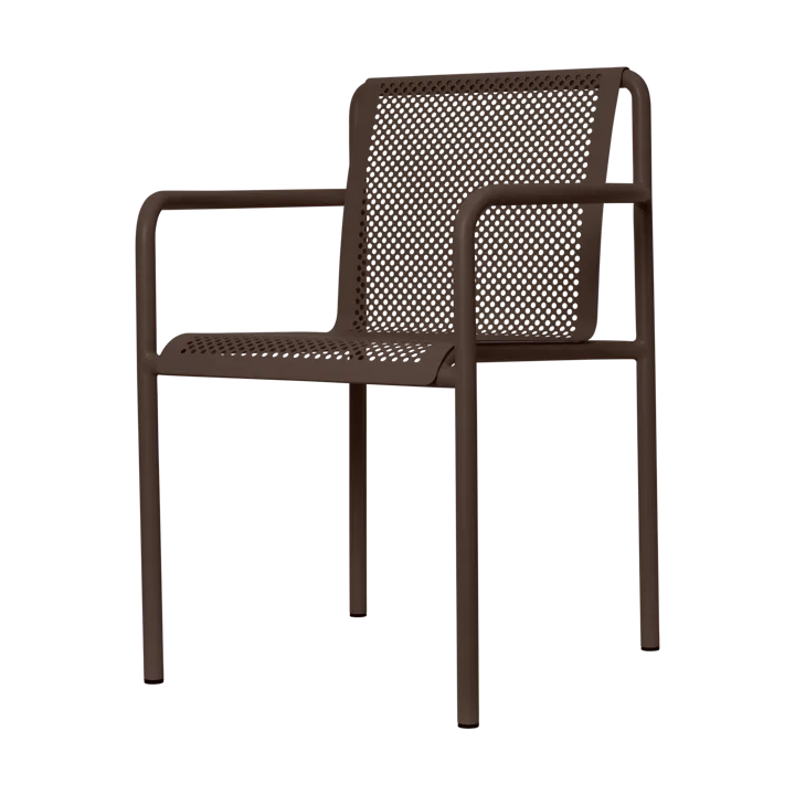 Dapple stol med armstöd - Dark Chocolate - Ferm Living