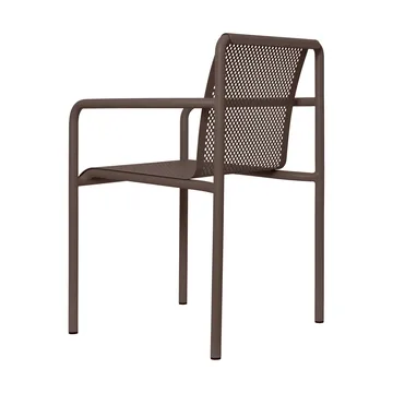 Dapple stol med armstöd - Dark Chocolate - Ferm Living
