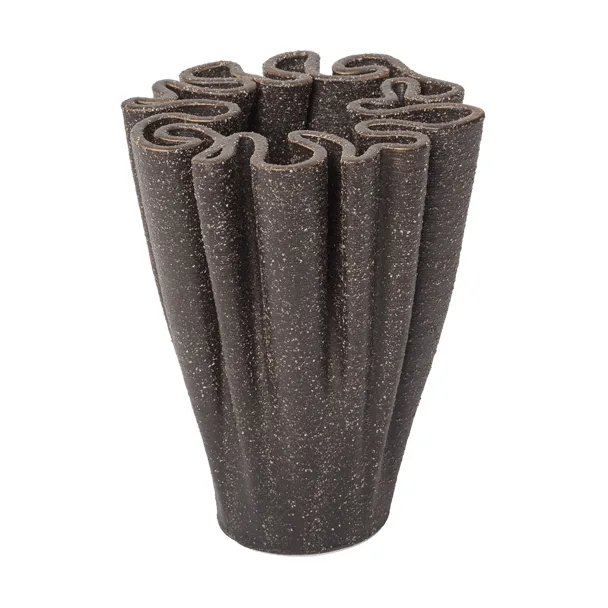 Dedali vas 11 cm, Dark brown Ferm Living