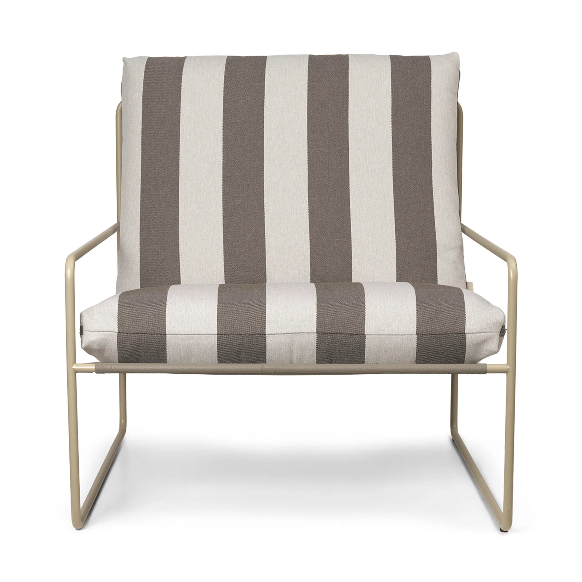 Desert fåtölj, Cash stripe-chocolate Ferm Living