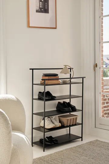 Dora golvhylla - Black - Ferm Living