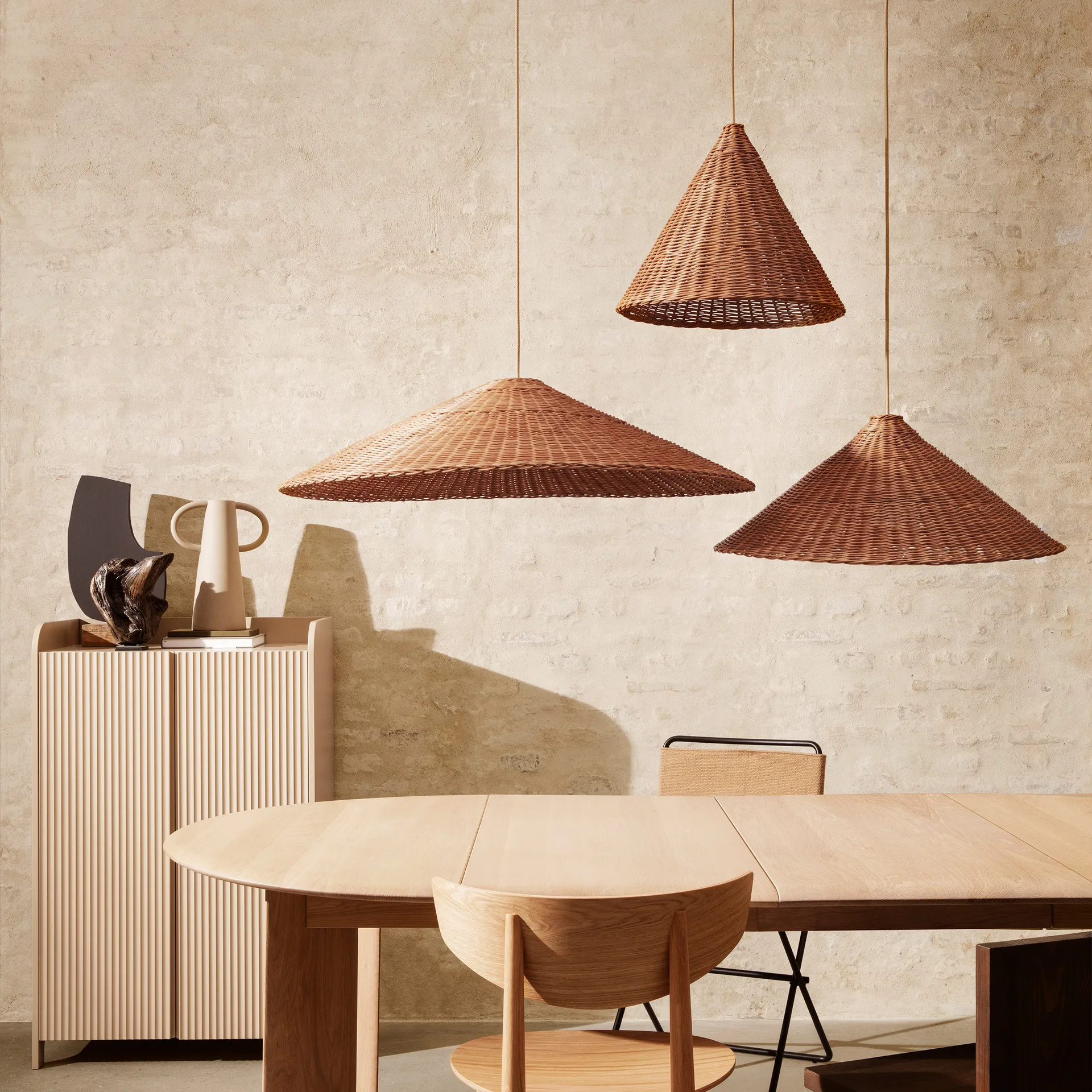 Dou lampskärm Ø68 cm, Natural Ferm Living