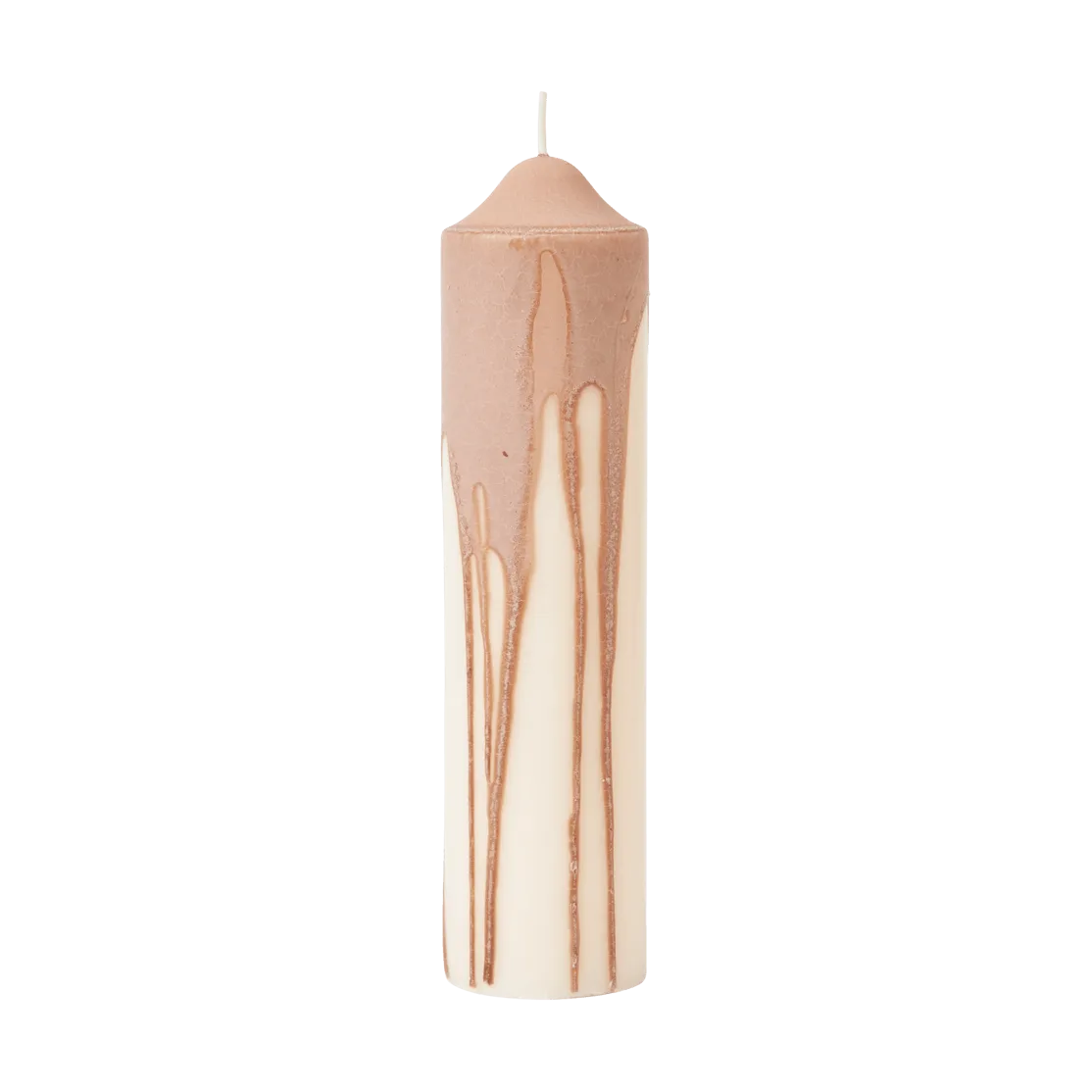 Dryp blockljus, Beige, 20 cm Ferm Living