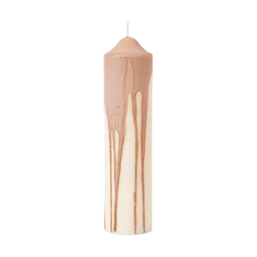 Dryp blockljus - Beige, 20 cm - Ferm Living