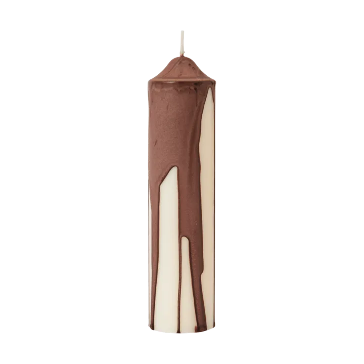 Dryp blockljus - Dark Chocolate, 20 cm - Ferm Living
