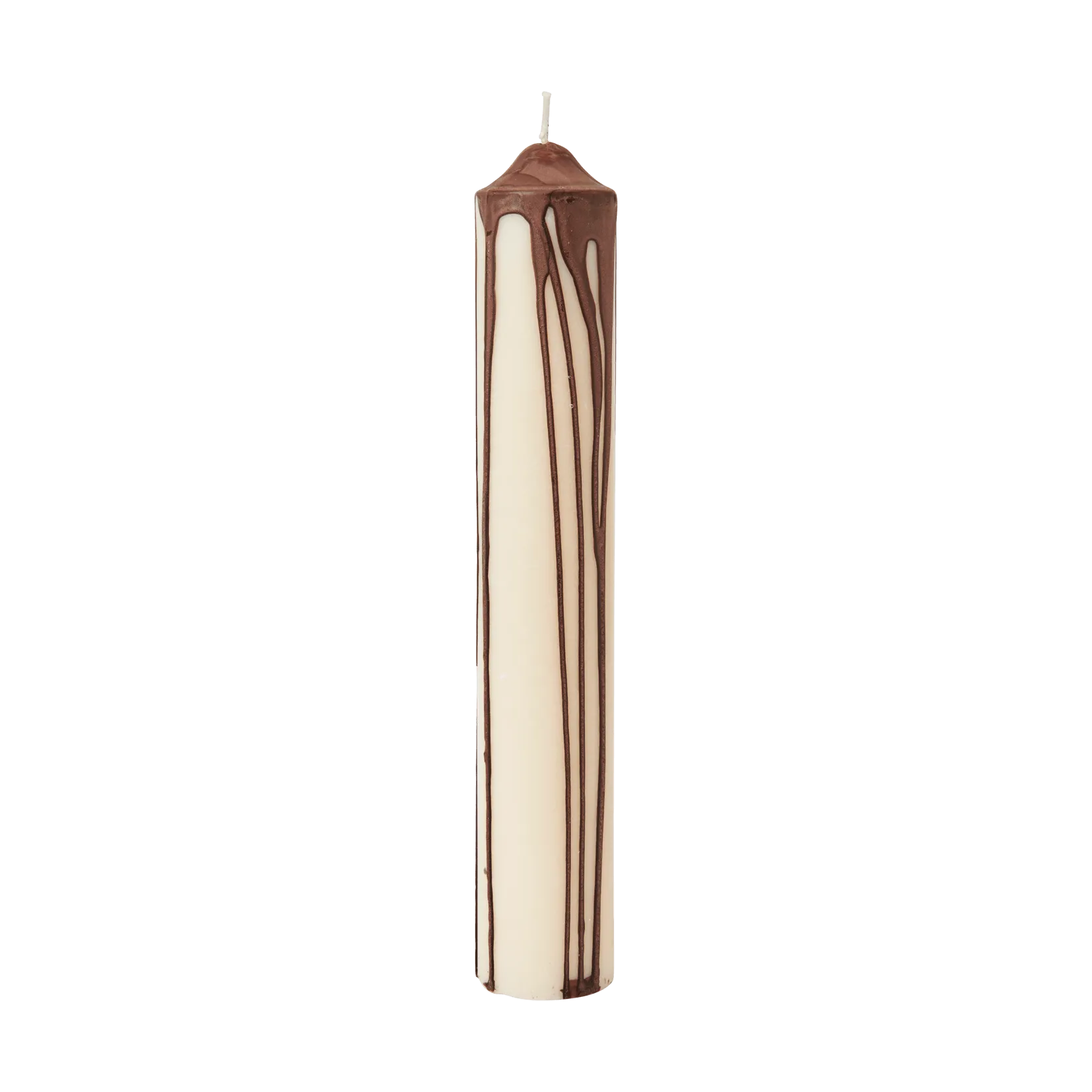 Dryp blockljus, Dark Chocolate, 30 cm Ferm Living