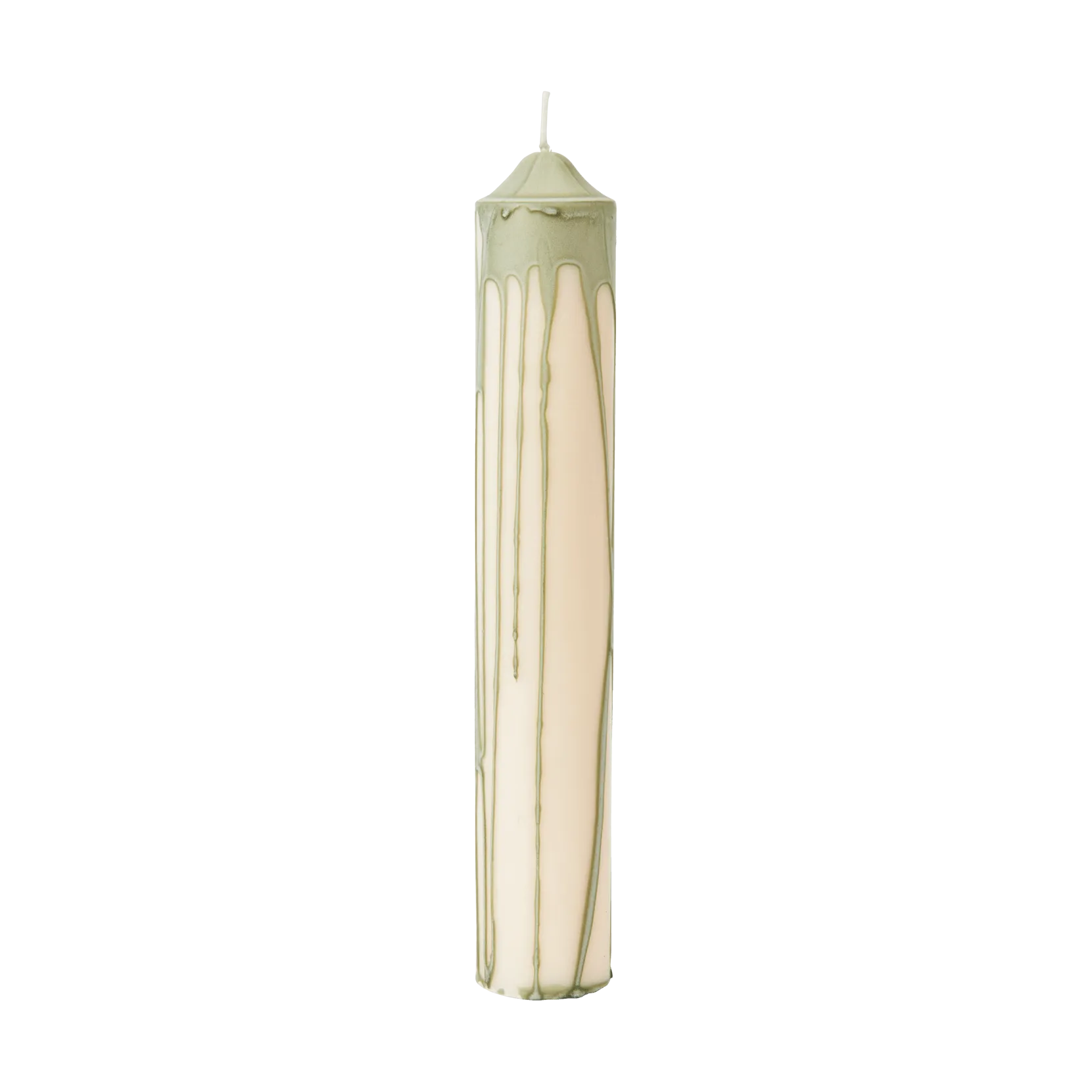 Dryp blockljus, Tea Green, 30 cm Ferm Living