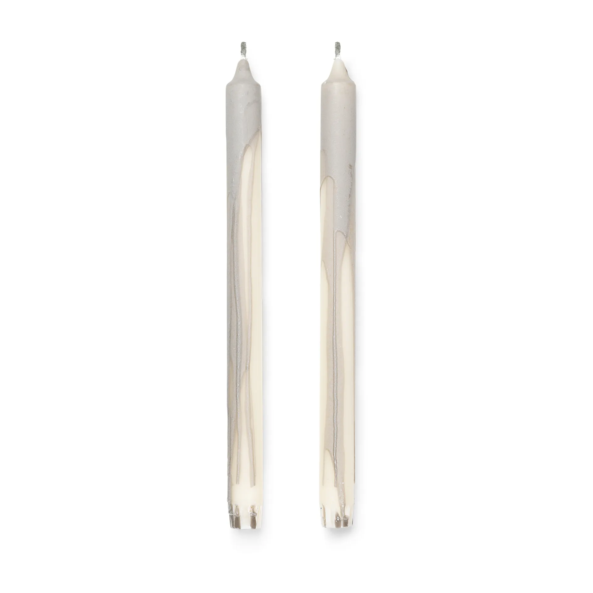 Dryp stearinljus 2-pack, Warm Grey Ferm Living