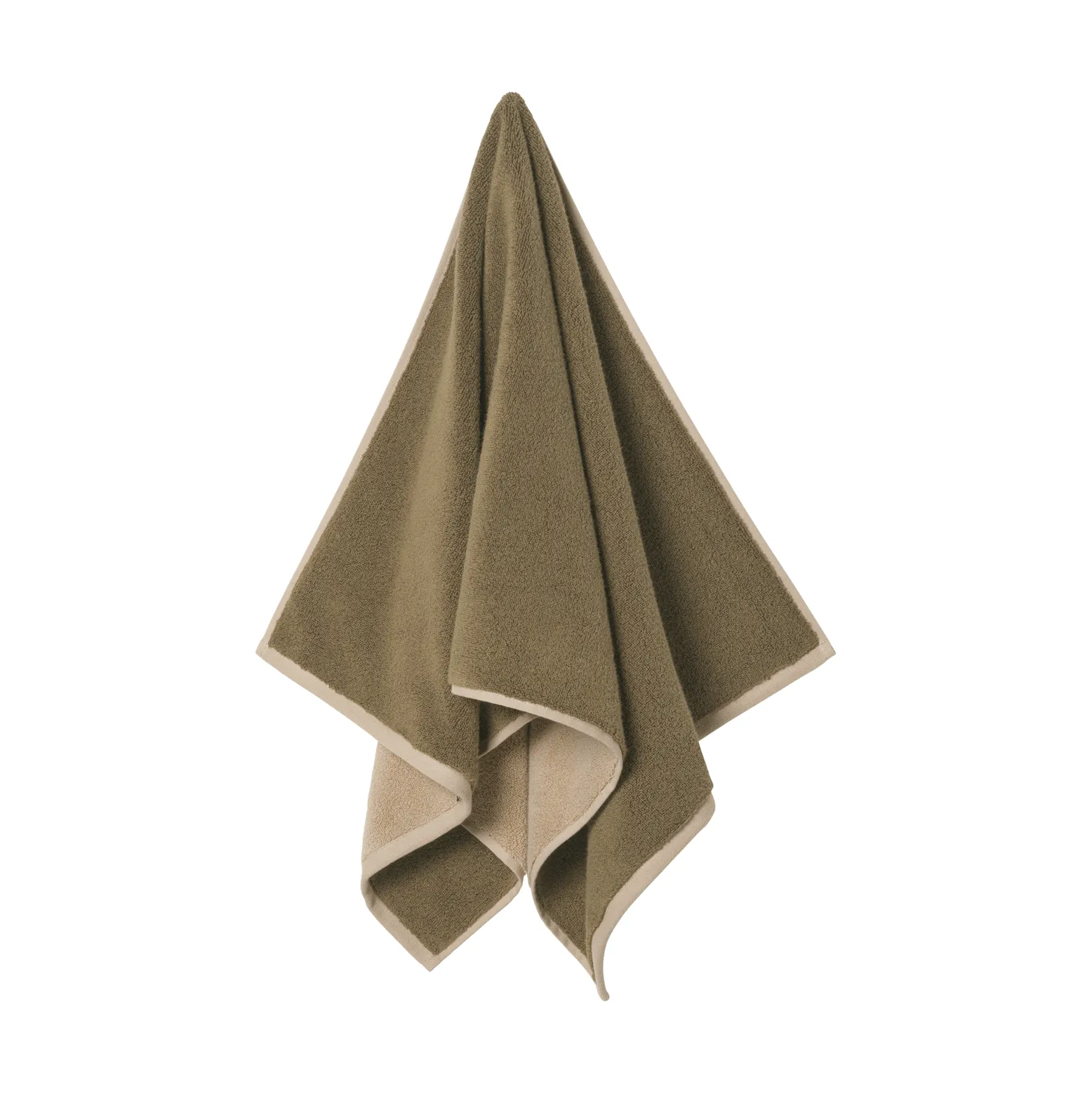Ekko badhandduk, Olive-cashmere, 70x140 cm Ferm Living