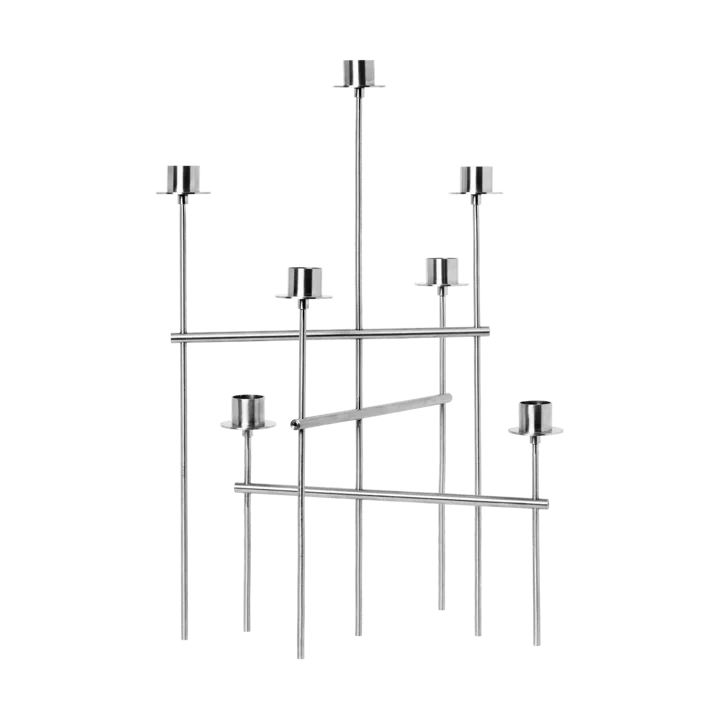 Elysia ljusstake - Brushed stainless steel - Ferm Living