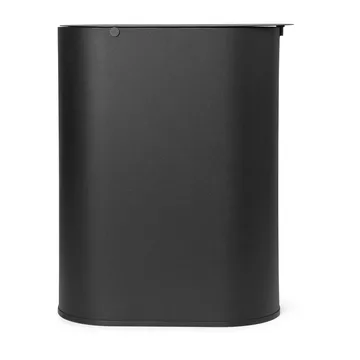 Enkel soptunna medium - Black - Ferm Living
