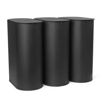 Enkel soptunna medium - Black - Ferm Living