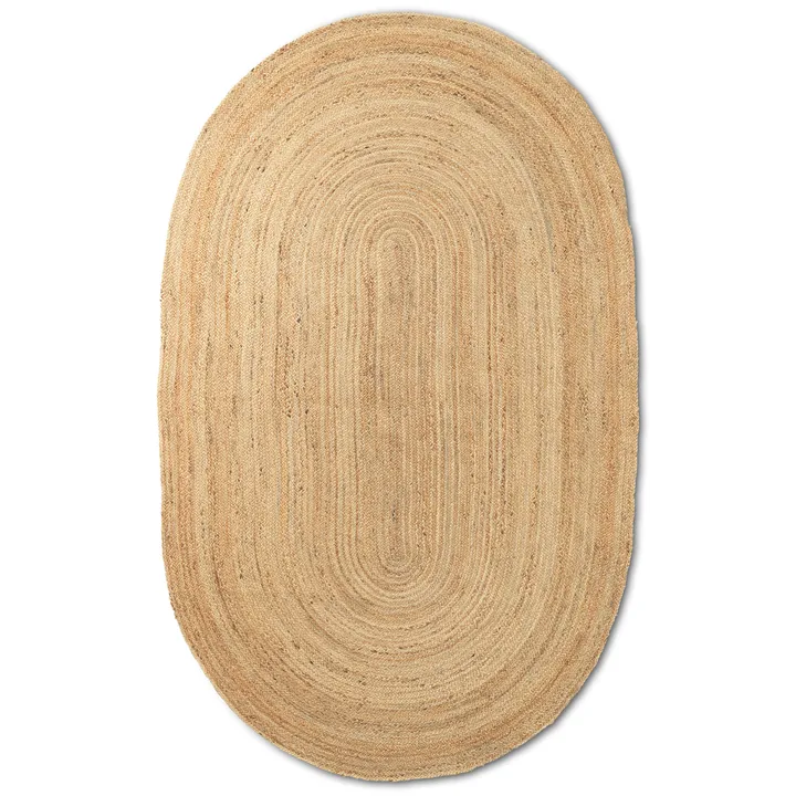 Eternal jutematta oval large - Natural - Ferm Living