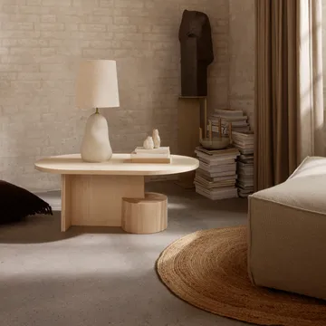 Eternal jutematta oval small - Natural - Ferm Living