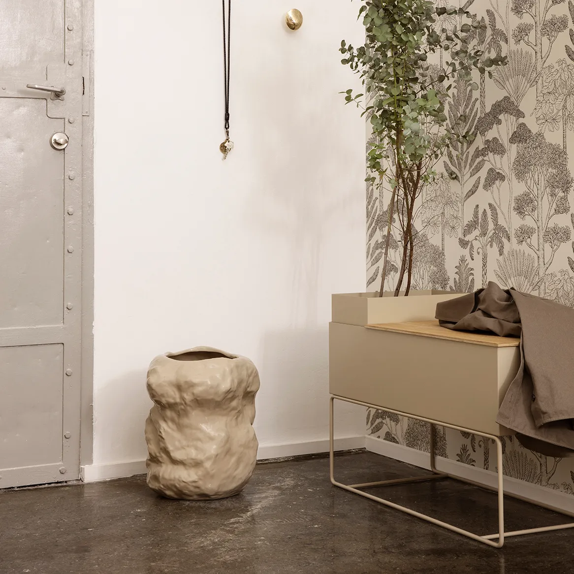 Ferm Living plant box large, Cashmere Ferm Living