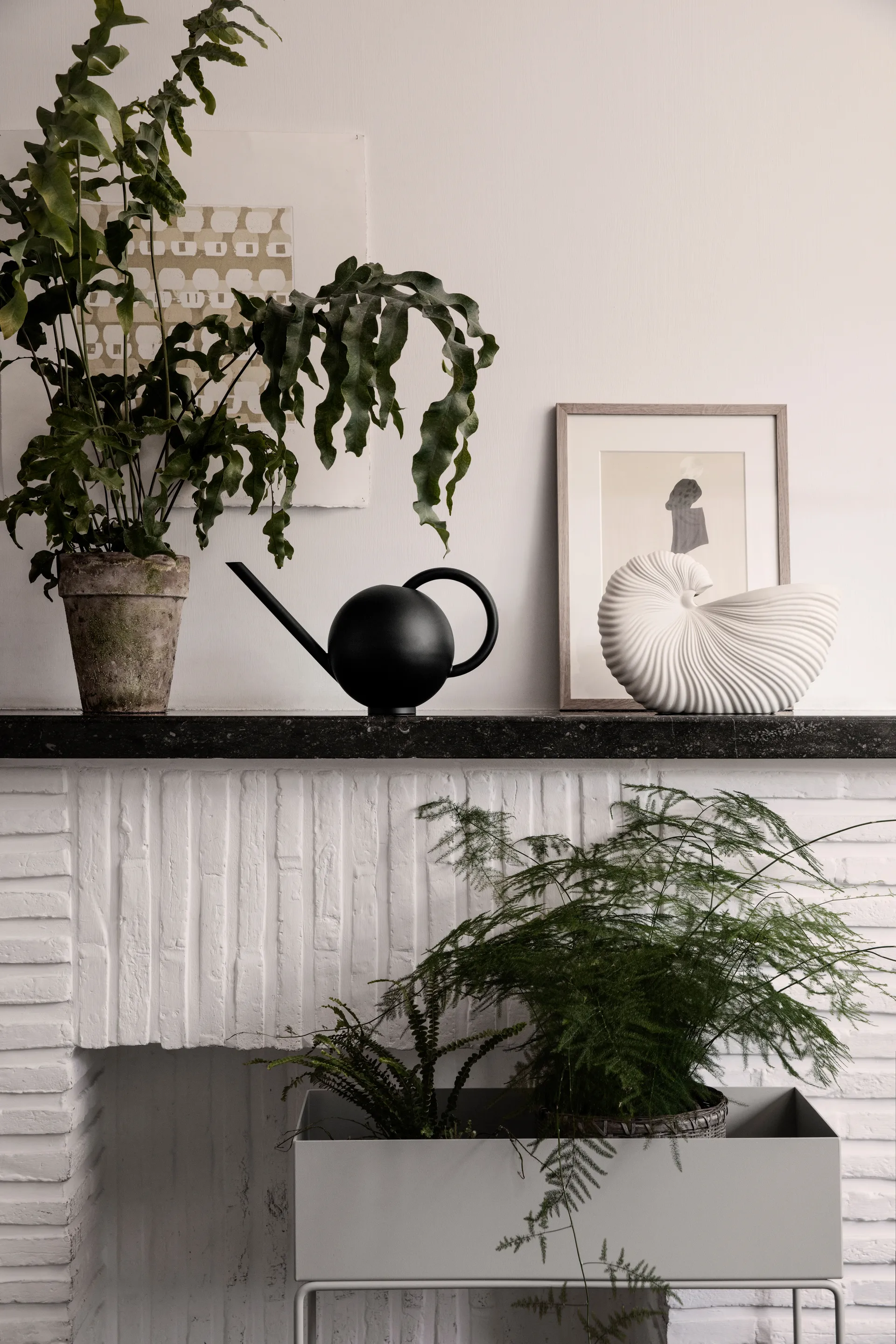 Ferm Living plant box, Light grey (ljusgrå) Ferm Living