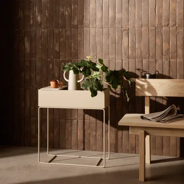 Ferm Living plant box marmorbricka - Beige - Ferm Living