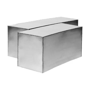 Ferra soffbord 2 delar - Stainless steel - Ferm Living