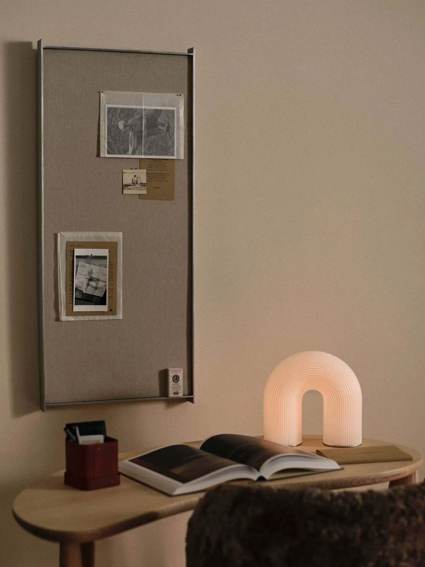 Feve skrivbord 60x117 cm, Natural ash Ferm Living