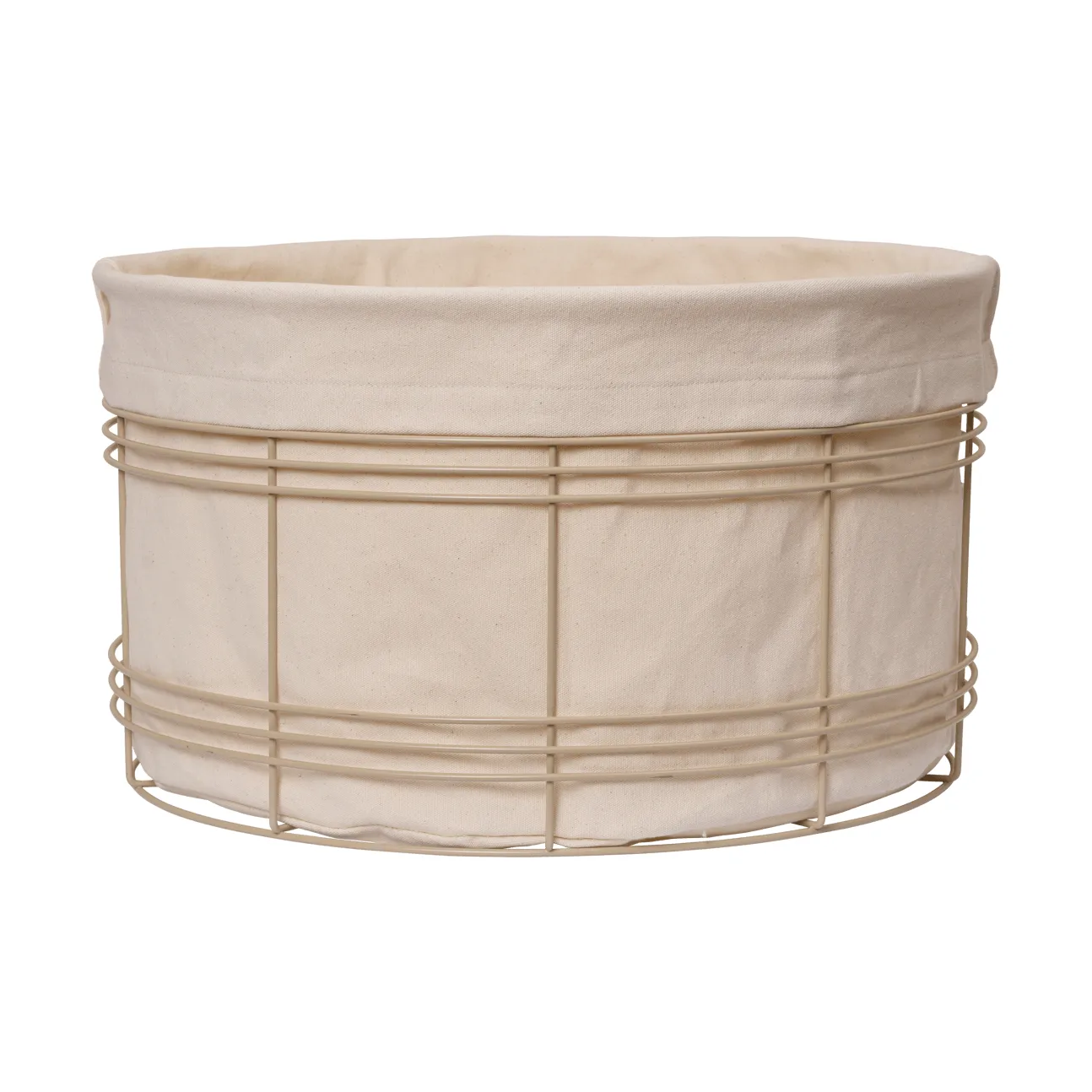 Fio förvaringskorg, Cashmere-natural, Ø53x30,2 cm Ferm Living
