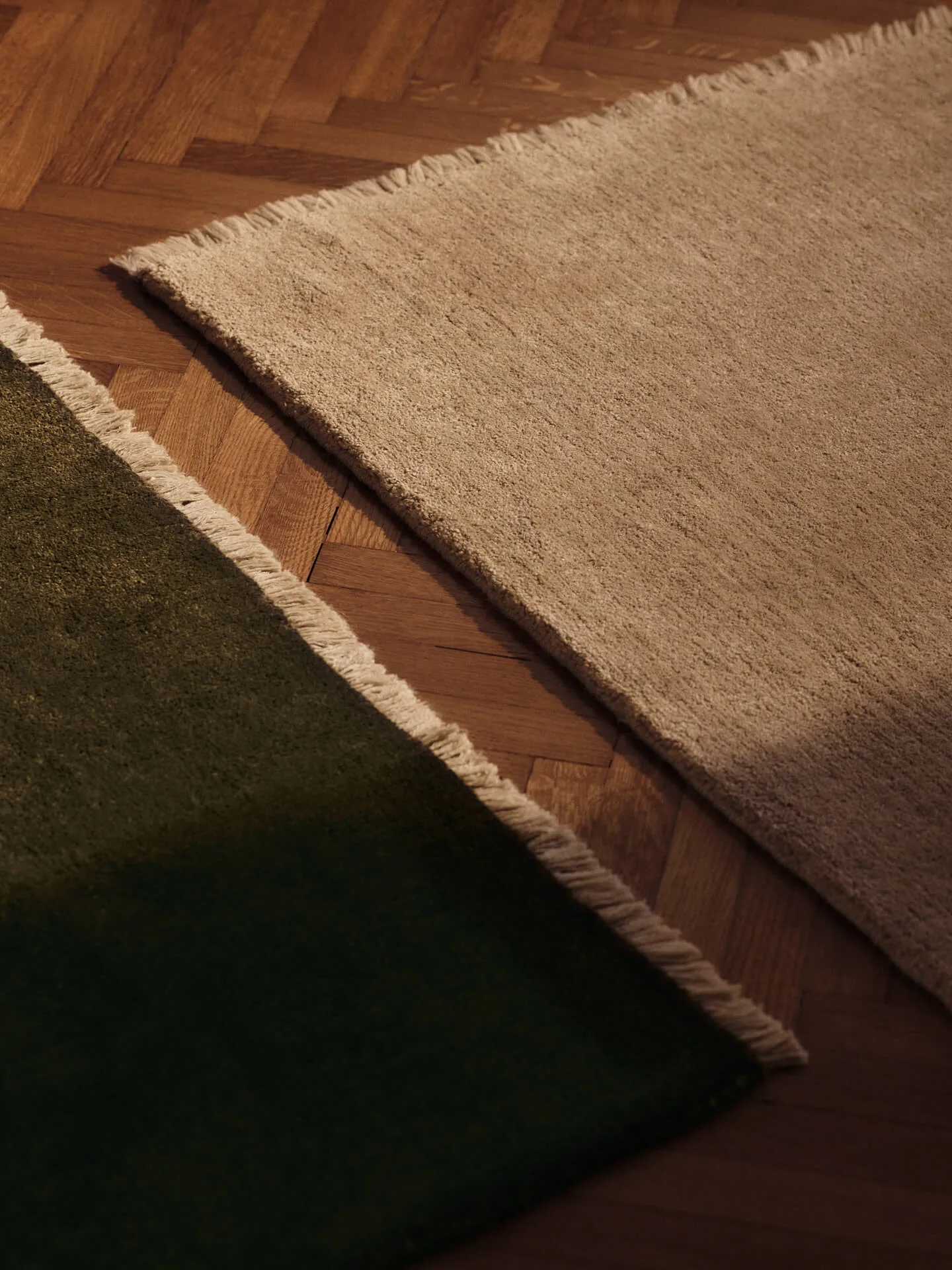Firth jutematta, Dark olive, 140x200 cm Ferm Living