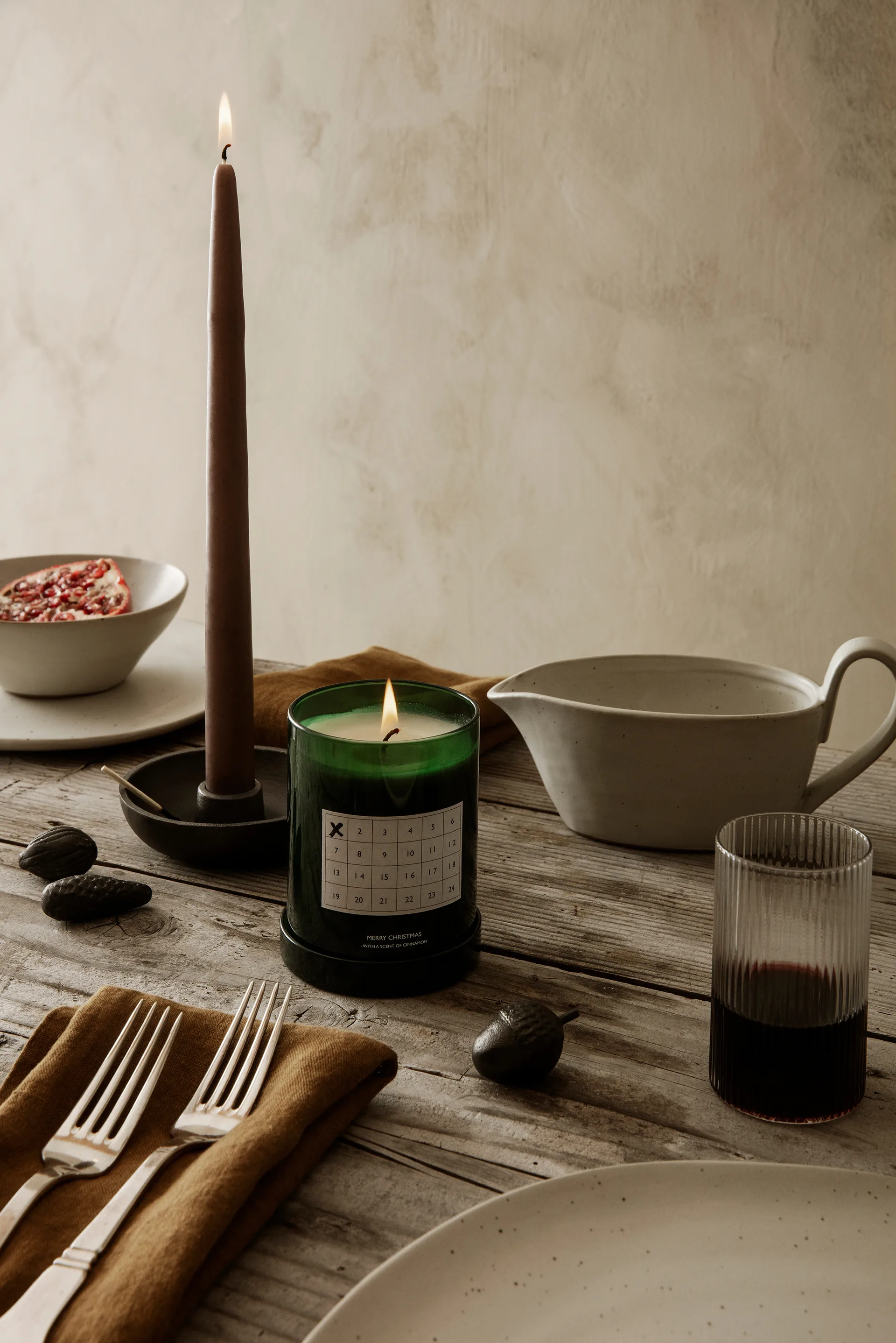 Flow såskanna 30 cl, Off-white speckle Ferm Living